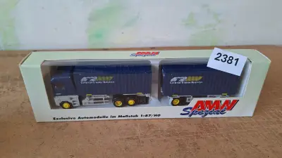 AMW Spezial, Central Trailer Rentco vrachtwagenmodel met aanhanger – kavel bij Goeiendeal