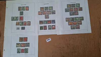 Duitse postzegels, Diverse historische postzegels op 4 albumbladen – kavel bij Goeiendeal