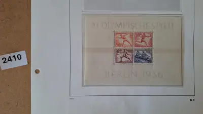Duitse postzegels, Postzegelblok XI Olympische Spiele Berlin 1936 – kavel bij Goeiendeal