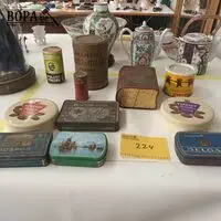 Oude blikken. 11 stuks – kavel bij BOPA Auctions, Tielt