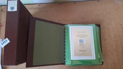 Postzegelalbum, Ersttagsbriefe 1991-1993 Duitsland ringband met opbergcassette en inhoud – kavel bij Goeiendeal