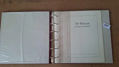 Postzegelalbum, Der Weltraum im Spiegel der Briefmarke ringband met inhoud – kavel bij Goeiendeal