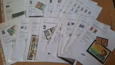 Duitse postzegels, Partij diverse postzegels in plastic insteekhoezen – kavel bij Goeiendeal