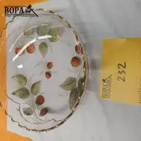 Schaal in geëtst glas – kavel bij BOPA Auctions, Tielt