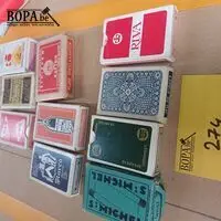 Kaartspelen. 10 stuks – kavel bij BOPA Auctions, Tielt