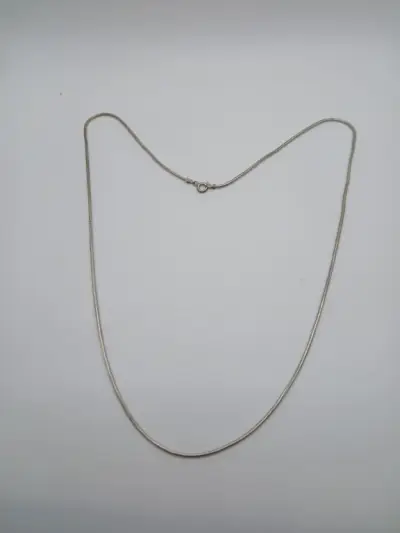 Zilveren Slangenketting uit Italië – kavel bij De Kringwinkel, Diest