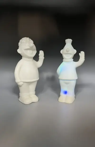 Led nachtlampjes Bert en Ernie Sesamstraat sfeerlamp set van 2 – kavel bij De Kringwinkel, Oostkamp