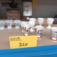 Eierdopjes. 11 stuks – kavel bij BOPA Auctions, Tielt