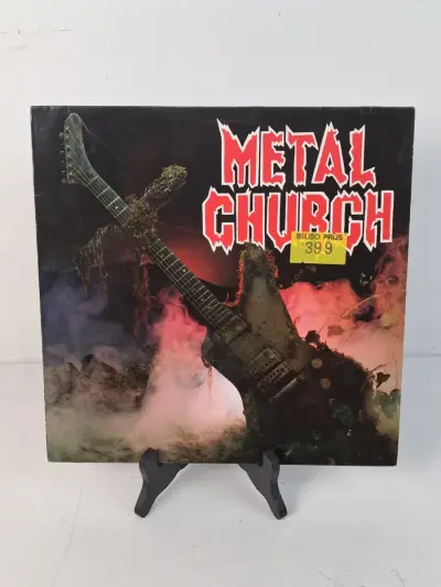 LP: Metal Church, titelloos debuutalbum – kavel bij De Kringwinkel, Oostkamp
