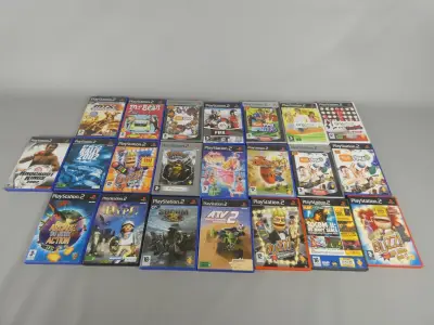 Collectie Playstation 2 spellen – kavel bij De Kringwinkel, Diest