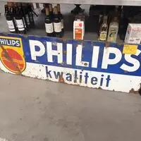 Emaille reclamebord Philips – kavel bij BOPA Auctions, Tielt