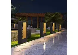 4 x Tuinlamp – 40 cm –7W LED – 3000K Warm Wit – IP54 – SLA-01 – kavel bij Desvo Veilingen, Be