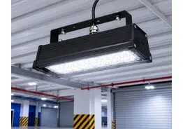 6 x LED Industriële Hanglamp 50W – 6400K Koud Wit - Zwart – IP20 – PYRAMID-50 – kavel bij Desvo Veilingen