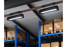 6 x LED Industriële Hanglamp 100W – 6400K Koud Wit - Zwart – IP20 – PYRAMID-100 – kavel bij Desvo Veilingen