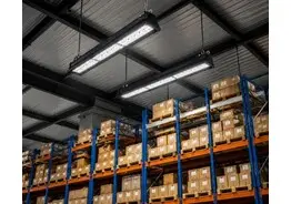 6 x LED Industriële Hanglamp 150W – 6400K Koud Wit - Zwart – IP20 – PYRAMID-150 – kavel bij Desvo Veilingen