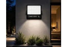 2 x LED Floodlight 500W – 6400K Koud Wit - Zwart – IP65 – BORNEO-500 – kavel bij Desvo Veilingen