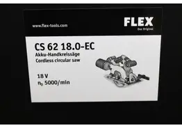 Flex Accu cirkelzaag – kavel bij Desvo Veilingen, Ruddervoorde Powertools- Solar - Bouwmac