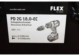Flex Accu klopboorschroefmachine – kavel bij Desvo Veilingen, Ruddervoorde Powertools- Solar - Bouwmac
