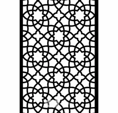 Deco element Mouharabiy, afm 180x90cm zwart – kavel bij Belga Veilingen, Lummen
