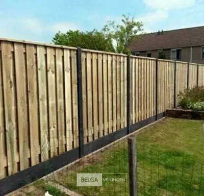 Schutting 18,7m – kavel bij Belga Veilingen, Lummen