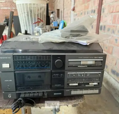 Vintage Sanyo GXT200 stereoketen – kavel bij Belga Veilingen, Zonhoven