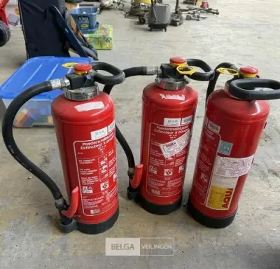 Brandblussers (3x) – kavel bij Belga Veilingen, Zonhoven