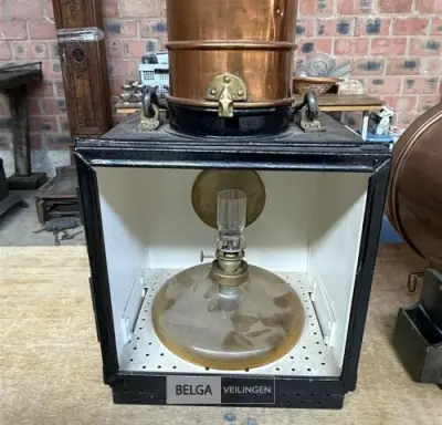 Vintage spoorweglantaarn – kavel bij Belga Veilingen, Zonhoven