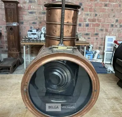 Vintage spoorweglantaarn – kavel bij Belga Veilingen, Zonhoven