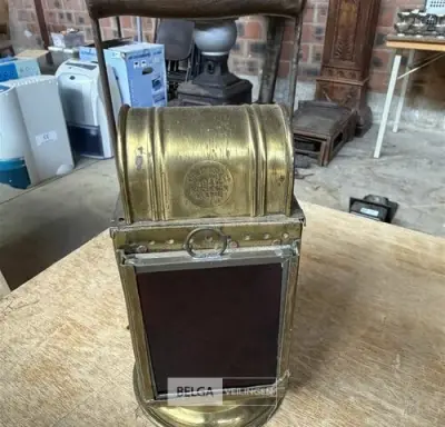 Vintage spoorweglantaarn – kavel bij Belga Veilingen, Zonhoven