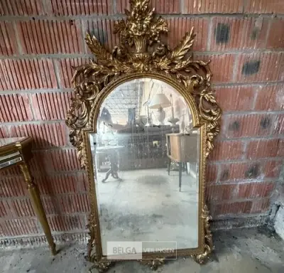 Vintage barokspiegel – kavel bij Belga Veilingen, Zonhoven