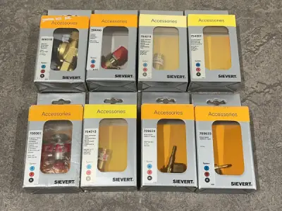 Sievert gasbrander accessoires System B/R/K set 8-delig – kavel bij XL Auctions