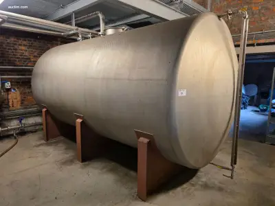 Inox opslagtank – kavel bij Auctim, Fexhe Le Haut Clocher