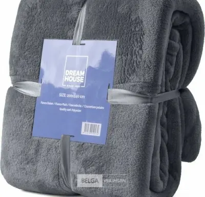 Fleece deken – kavel bij Belga Veilingen, Balen
