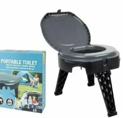Draagbaar toilet – kavel bij Belga Veilingen, Balen