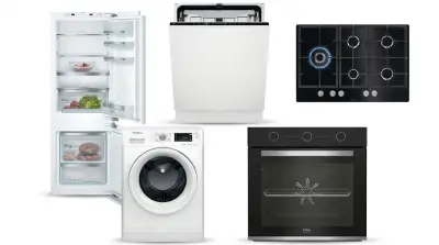 Set van 5 grote huishoudelijke apparaten – kavel bij Stocklear