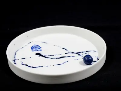 Pieter Stockmans - Bord - Biscuit porselein - Limited Edition KRC Genk – kavel bij De Kringwinkel, Dilsen