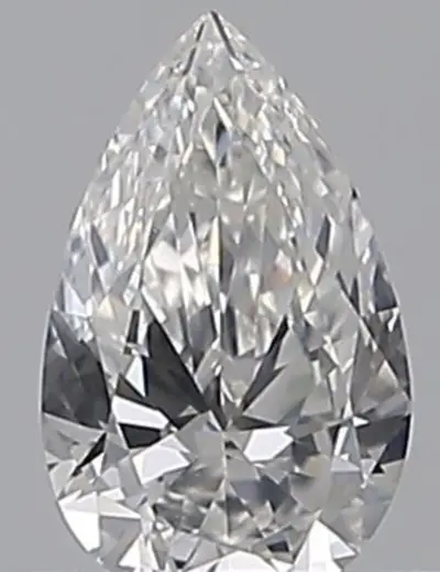 Diamant - 0.30 carat peer geslepen diamant (gecertificeerd) – kavel bij Onlineveilingmeester