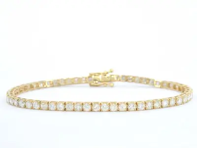 Gouden armband met diamanten 5.40 carat – kavel bij Onlineveilingmeester
