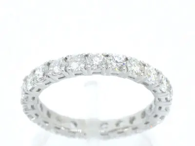 Gouden alliance ring met briljant geslepen diamant – kavel bij Onlineveilingmeester