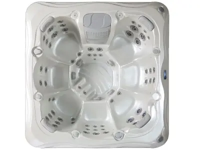 Outdoor Spa Vonato, Oceana, wit/donkerbruin – kavel bij Onlineveilingmeester