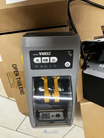 Partij label-en ticketprinters – kavel bij VH Auctions