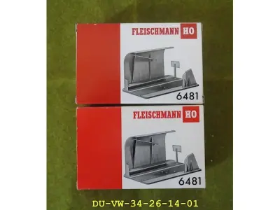 2 Fleischmann Entladestellen 6481 für Kipploren der Artikelnummer 5501 Baugröße H0 – kavel bij Zoll-Auktion, Emmerich am Rhein