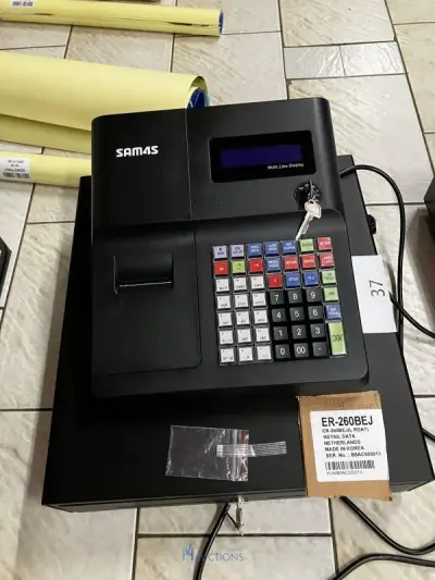 Kassasysteem SAM4S – kavel bij VH Auctions