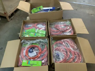 Pallet gasslangen met en zonder gasdrukregelaars – kavel bij Onlineveilingmeester, Zutphen