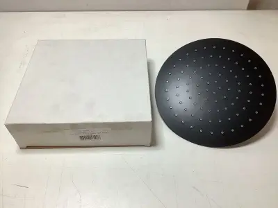 Ca. 13x Kop van een stortdouche, doorsnee 22,5 cm, Savrob, 825071, zwart – kavel bij Onlineveilingmeester, Zutphen