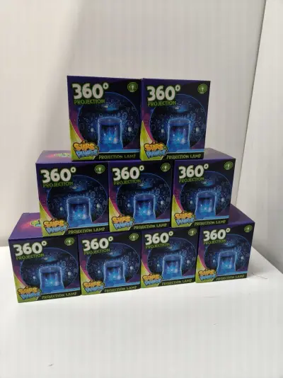 9x 360 graden projectie lamp – kavel bij Onlineveilingmeester, Zutphen