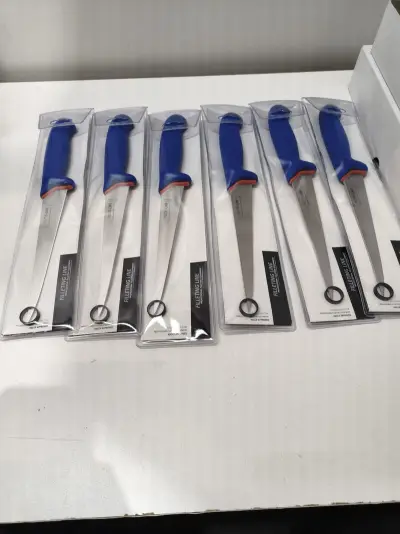 6x Fileermes, Filleting Line – kavel bij Onlineveilingmeester, Zutphen