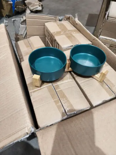 Ca. 16x Setjes dubbele schalen, Nica Commerce, groen – kavel bij Onlineveilingmeester, Zutphen