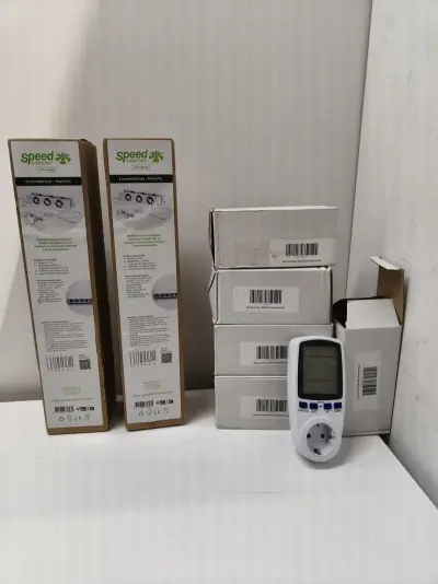 5x Stopcontact stroommeter, 2x radiator warmte verspreider – kavel bij Onlineveilingmeester, Zutphen