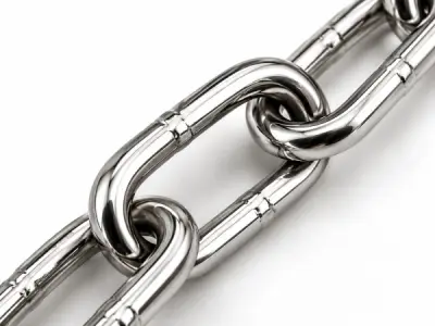 2x RVS ketting 4 mm x 2 meter – kavel bij XL Auctions